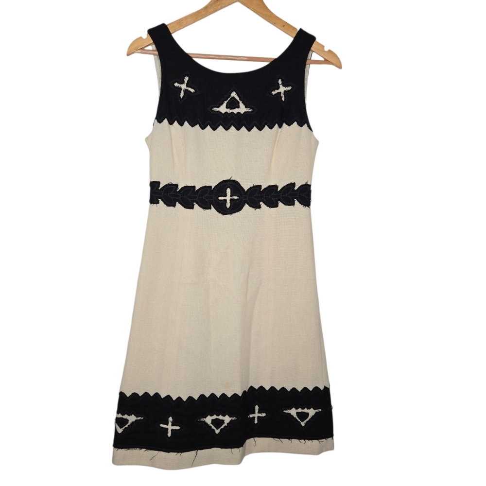 Tory Burch Womens Artisanal Wool Angora Rabbit Cupro Burlap Dress Size 2